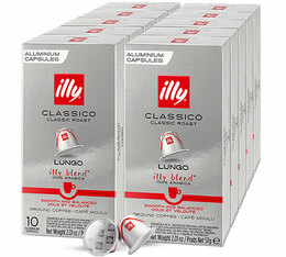 100 Nespresso* Original kompatible Kapseln Lungo – ILLY