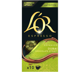 L'Or Espresso - 10 Nespresso*Original-kompatible Kapseln „Dubai Chocolate Style“