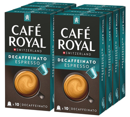 100 Nespresso* Original kompatible Kapseln Decaffeinato – CAFÉ ROYAL