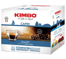 100 Nespresso* Original kompatible Kapseln Espresso Barista Capri – KIMBO