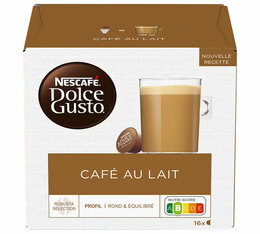 16 Café au Lait Kapseln –Nescafe* Dolce Gusto*
