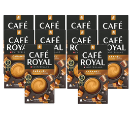 100 Nespresso* Original kompatible Kapseln Karamell – CAFÉ ROYAL