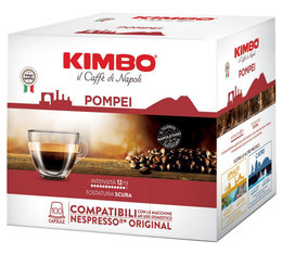 100 Nespresso* Original kompatible Kapseln Espresso Barista Pompei– KIMBO