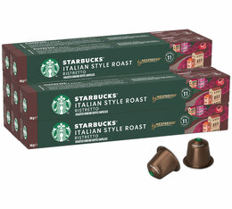 80 Nespresso* Original kompatible Kapseln Italian Style Roast – STARBUCKS