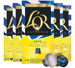 L'Or Espresso - Capri Dolce Vita - 50 Nespresso*Original-kompatible Kapseln