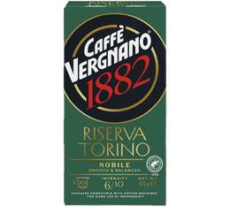 Caffè Vergnano - 10 Nespresso* Original-kompatible Kapseln Nobile Riserva Torino 