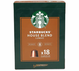 18 Nespresso* Original kompatible Kapseln House Blend – STARBUCKS