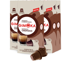 50 Nespresso* Original-kompatible Kapseln Cremoso - Gimoka
