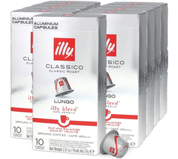 100 Nespresso* Original kompatible Kapseln Classico – ILLY