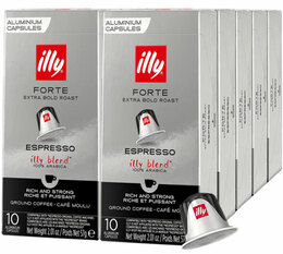 100 Nespresso* Original kompatible Kapseln Forte – ILLY