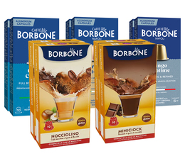 Probierset 100 Nespresso* Original kompatible Kapseln – CAFFÈ BORBONE