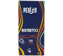 10 Nespresso* Original-kompatible Kapseln Ristretto – Perléo