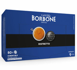 Caffè Borbone - 50 Nespresso*Pro-kompatible Kapseln „Ristretto“ 