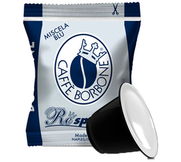 100 Nespresso* Original kompatible Kapseln Miscela Blue - Caffè Borbone