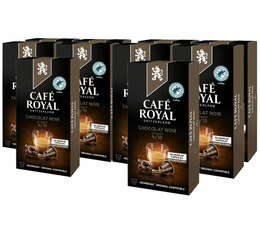 100 Nespresso* Original kompatible Kapseln Zartbitterschokolade – CAFÉ ROYAL