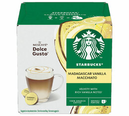 12 Nescafe* Dolce Gusto* kompatible Kapseln Vanilla Macchiato – Starbucks