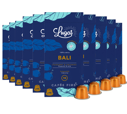 100 Nespresso* Original kompatible Kapseln Bali – CAFÉS LUGAT