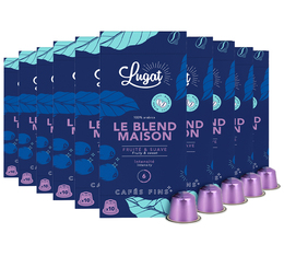 100 Nespresso* Original kompatible Kapseln Le Blend Maison – Cafés Lugat