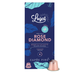 10 Nespresso* Original kompatible Kapseln Rose Diamond - CAFES LUGAT