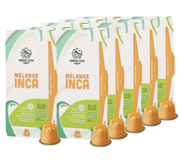 100 Nespresso* Original kompatible Kapseln Le Mélange Inca Bio  – GREEN LION COFFEE