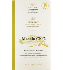 tablette chocolat lait masala chai dolfin