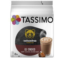 Tassimo - Columbus Schokolade Gesalzenes Butterkaramell - 8 Tassimo Kapseln
