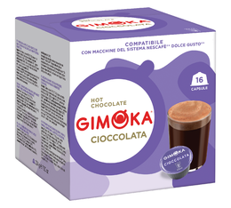 16 Nescafe* Dolce Gusto* kompatible Kapseln Cioccolata – Gimoka