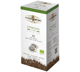 18 ESE-Pads Espresso Natura Bio - MISCELA D'ORO