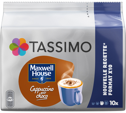 10 Tassimo Pads - Maxwell House Cappuccino Schokolade - TASSIMO