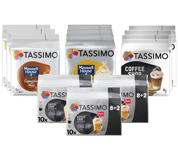 Tassimo - Probierset 4 Sorten  - 96 Tassimo Kapseln