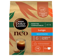Neo by Nescafé Dolce Gusto® - 12 Kapseln - Lungo Decaffeinato 