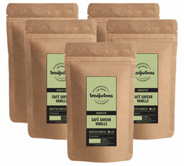 Les Petits Torréfacteurs - Kaffeepads mit Vanillegeschmack x 90