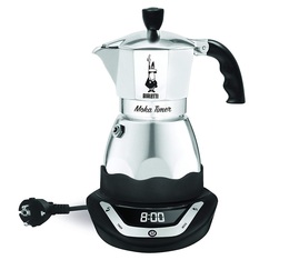 Bialetti Espresskocher Easy Timer Elektrisch 6 Tassen, 365 W