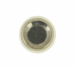 Edelstahlfilter + Silikondichtung für Espressokocher Kiara 6 Tassen
