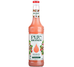 Pure by Monin Red Fruits Konzentrat ohne Zuckerzusatz, 0,7L 