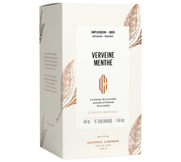 Bio-Kräutertee Eisenkraut Minze 20 Teebeutel - George Cannon