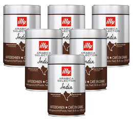 Illy Monoarabica Indien -Kaffeebohnen  6 x 250 g 
