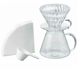 HARIO V60 Glas-Dripper-Set für 1 bis 4 Tassen