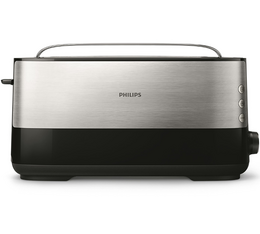 Philips - Toaster HD2692/90 in Edelstahl und Schwarz 
