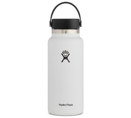 Hydro Flask Thermosflasche Wide Mouth weiss 940 ml