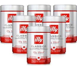 Illy - Espresso Normal - gemahlener Kaffee 6 x 250 g