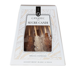 10 Kandiszuckerstangen für Espresso- CANASUC