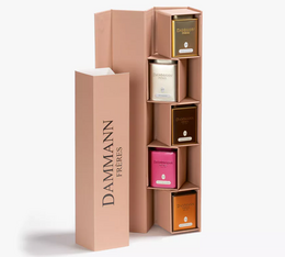 Teesortiment Box Rose mit 5 Teesorten- Dammann Frères