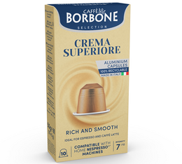 10 Nespresso* Original kompatible Kapseln Crema Superior – CAFFÈ BORBONE