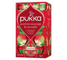 Bio-Früchtetee mit Wildapfel und Zimt – 20 Beutel - Pukka