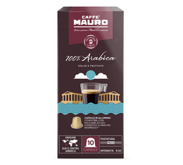 10 Nespresso* Original kompatible Kapseln 100% Arabica – CAFFÈ MAURO