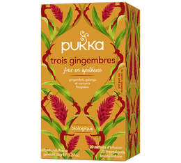 infusion trois gingembre bio pukka sachet