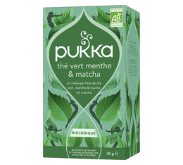 Grüner Tee Minze & Matcha - 20 Teebeutel - Pukka