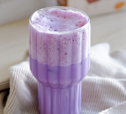 ube latte numorning