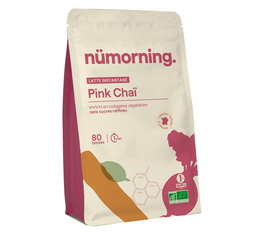 Nümorning - Getränkepulver Pink Chai und bio-Kollagen – Beutel à 500 g